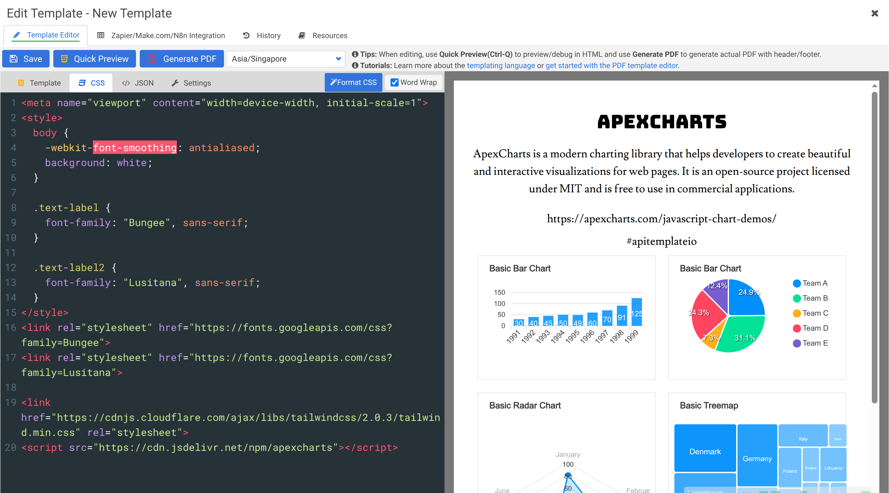 CSS Tab