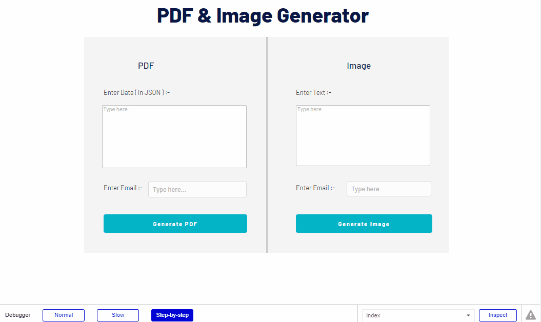 PDF generation demo