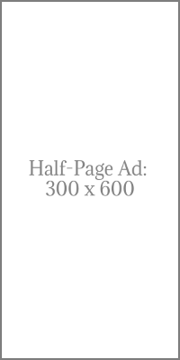 Half-page ad banner 300x600 size