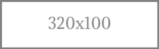 Large mobile banner 320x100 size