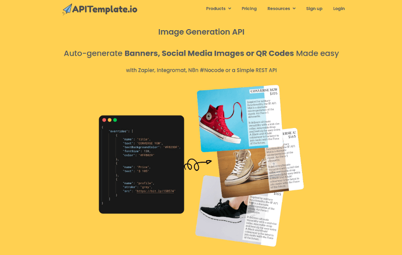 Automate Instagram image creation with APITemplate