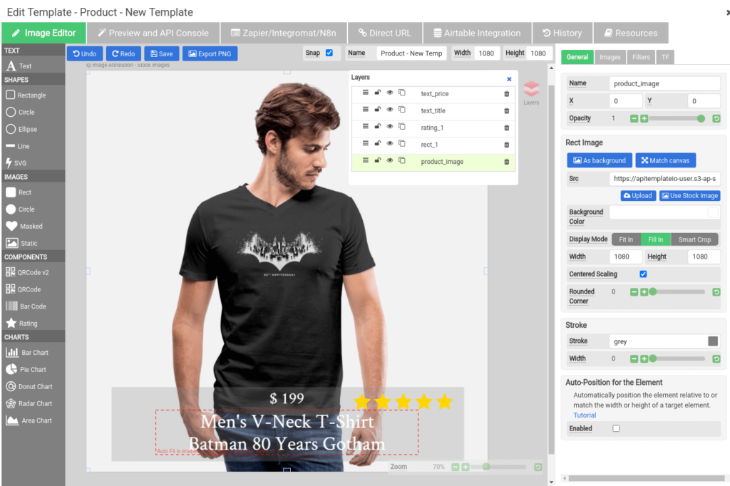 manual product image creation for social media marketing workflow