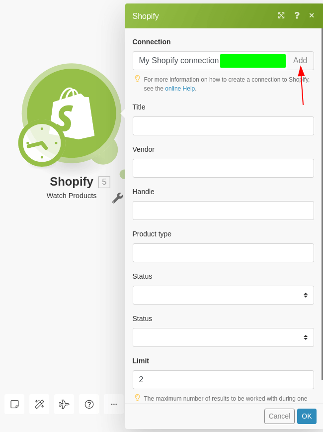 shopify to social media automation workflow using integromat and api