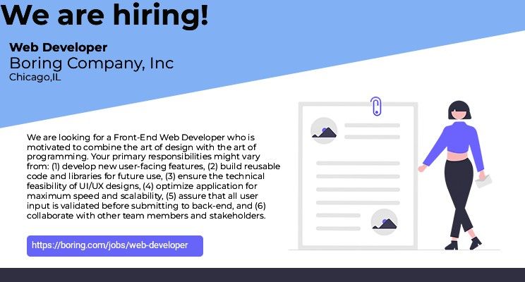 boring linkedin job posts without visuals vs engaging job poster images