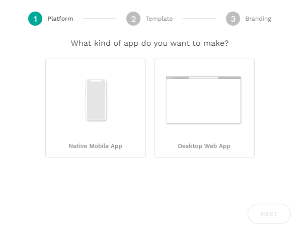 Adalo ordering app template library