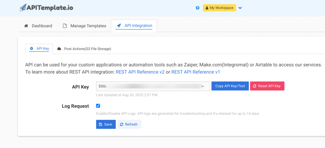 APITemplate HTML PDF conversion flow diagram