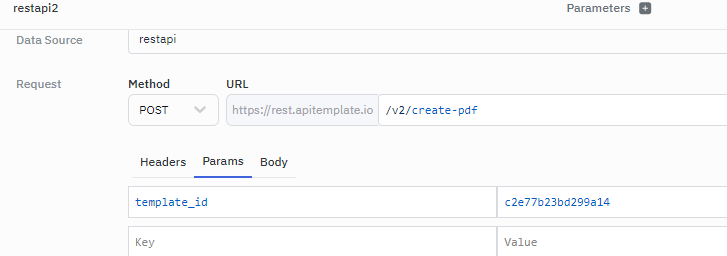 Duplicated ToolJet query creating the invoice_header table with sender and receiver details